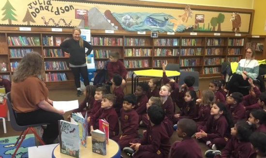 Y2 visit Purley Library